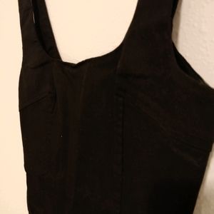 Short black mini dress